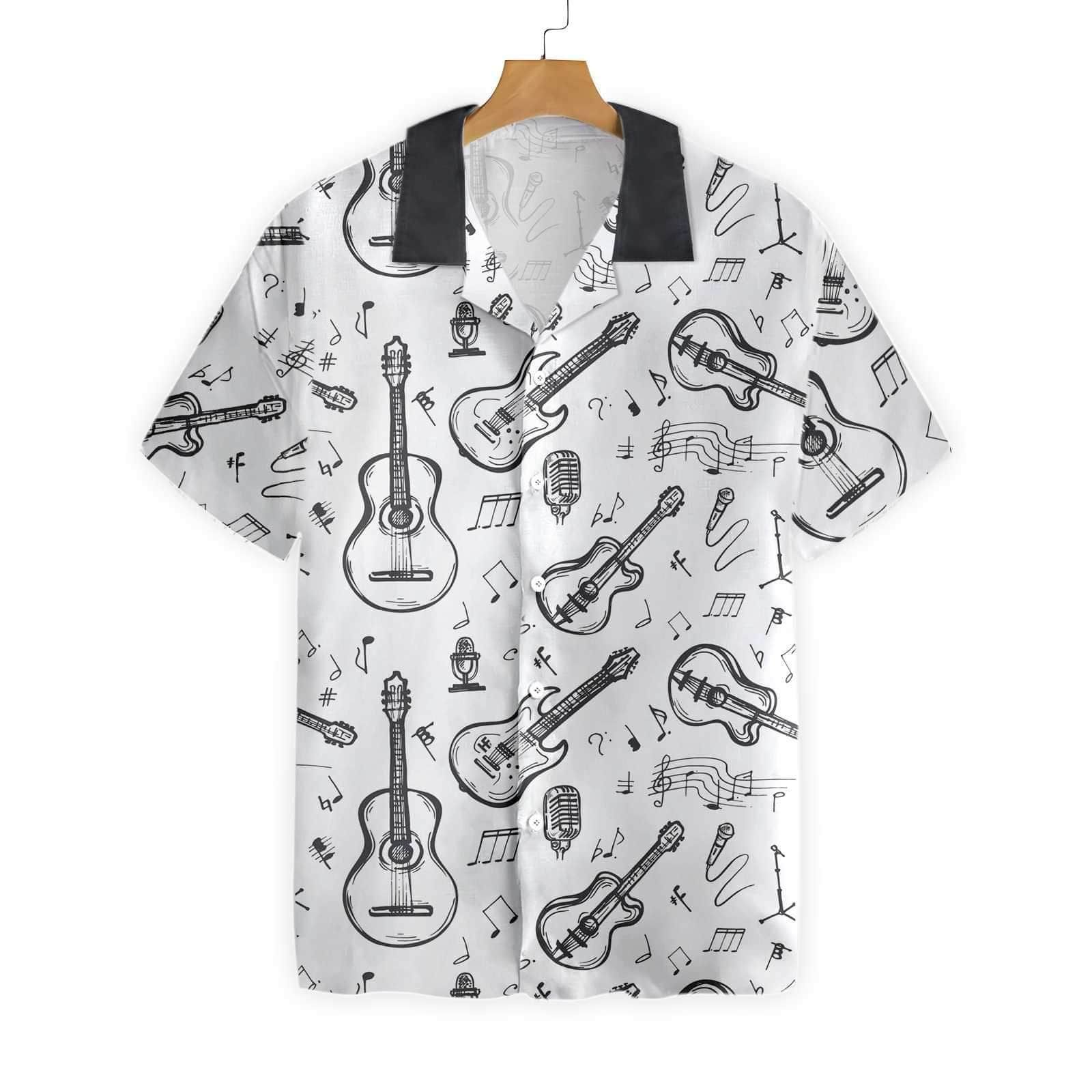 Personalized My Favorite Guitarist Guitar Pattern Hawaii Aloha Ha17065