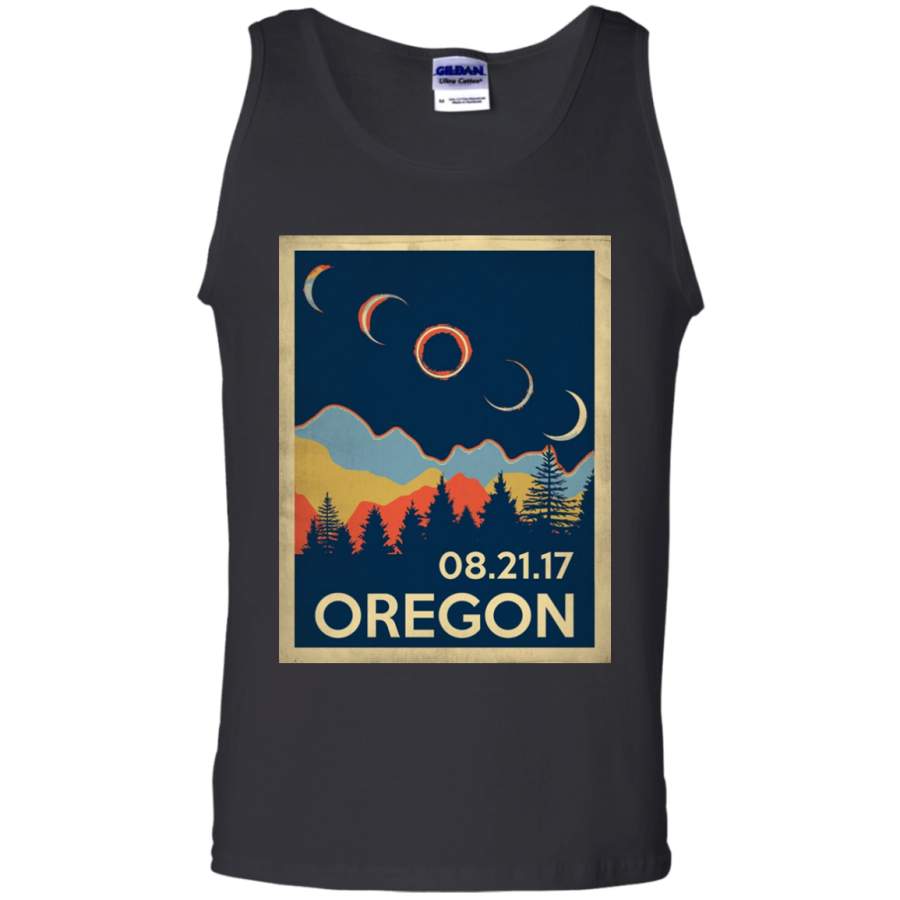 Vintage Oregon Solar Eclipse 2017 shirt Mountain Country Tank Top