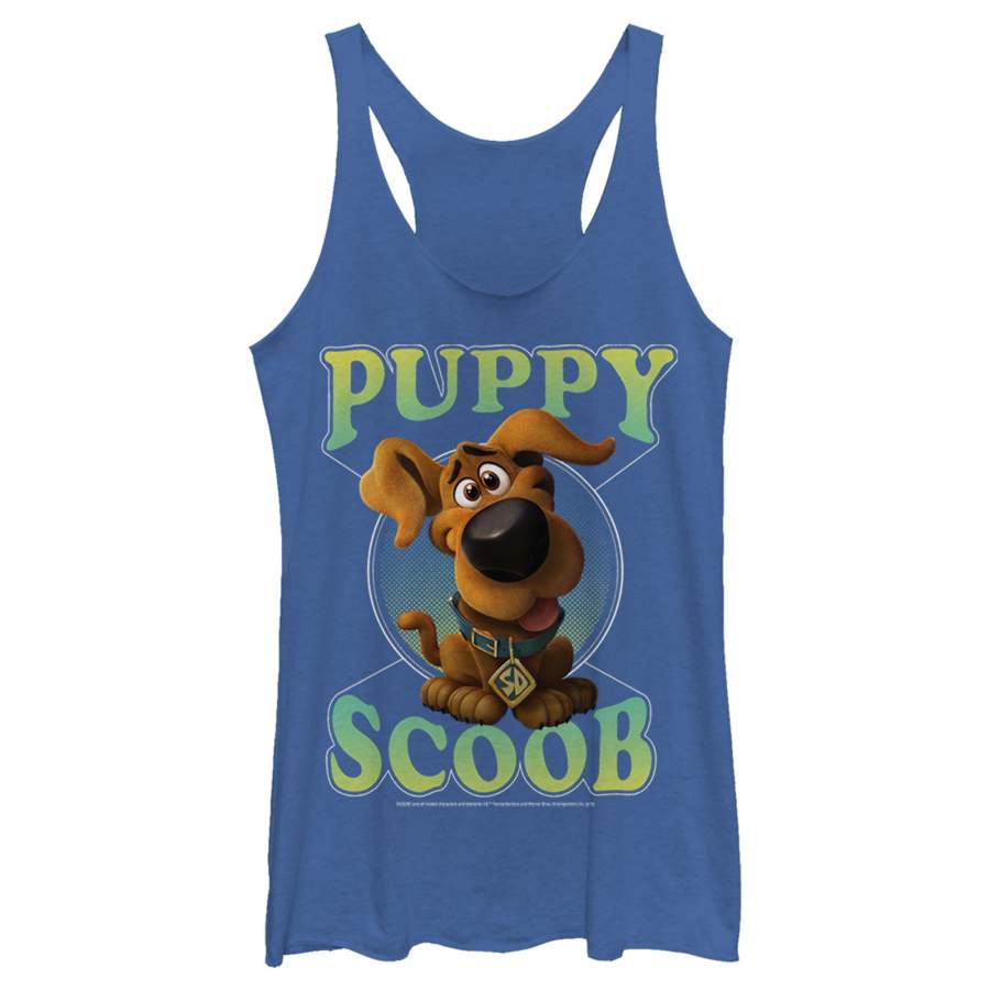 Scooby Doo Women’s Puppy Circle  Racerback Tank