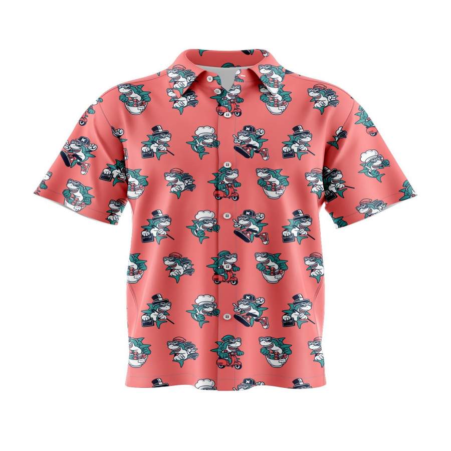 Shark Life Button Up Shirt