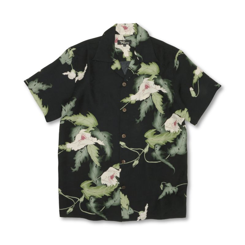 Floral Black High Quality Hawaii Shirt Ha82466