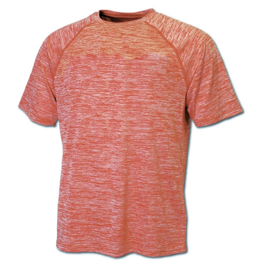 BAW Men’s Orange Vintage Heather Dry-Tek Short Sleeve Shirt