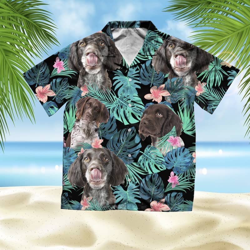 Felacia Munsterlander Summer Leaves Hawaii Shirt Ha87581