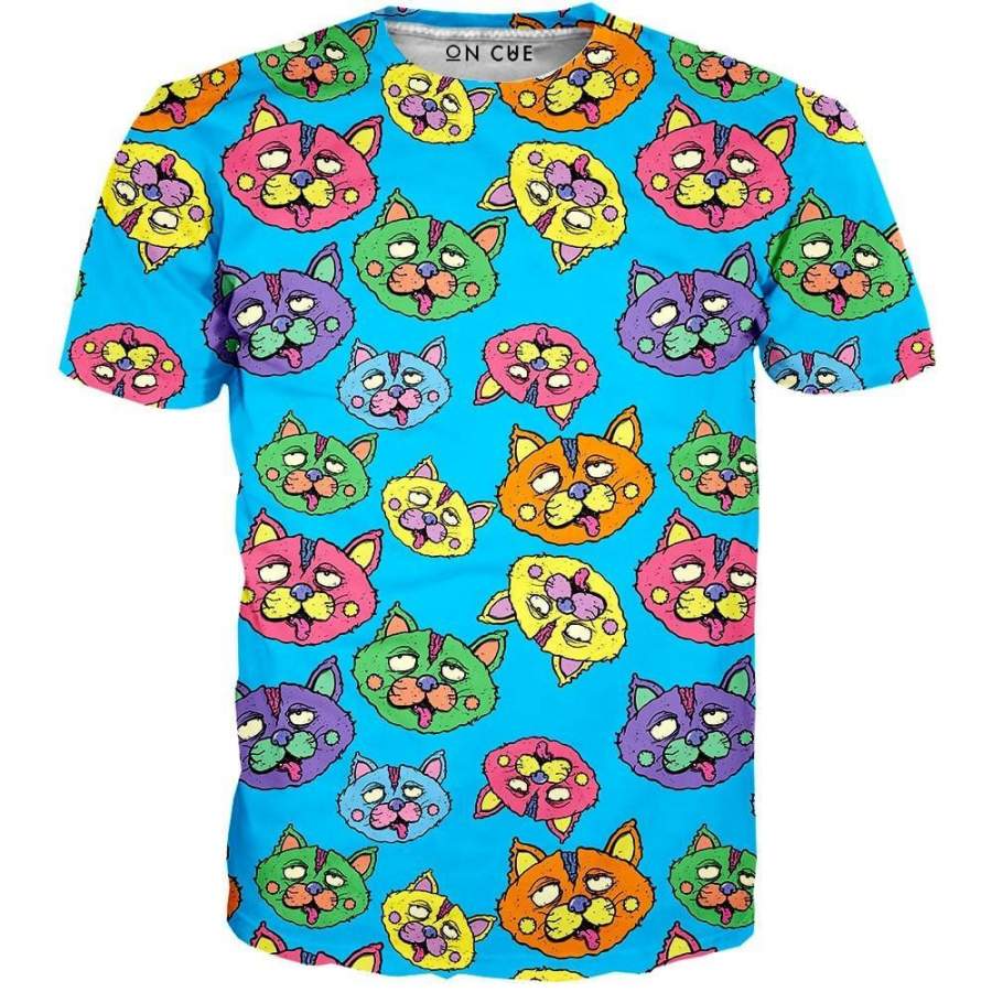 Zombie Kitten Men/Women 3D All-Over Print Tshirt