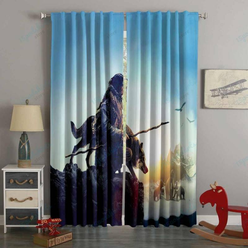 3D Printed Alpha Movie 2018 Style Custom Living Room Curtains