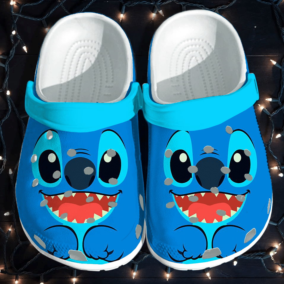 Lilo And Stitch Face For Men And Women Rubber Crocs Crocband Clogs ...
