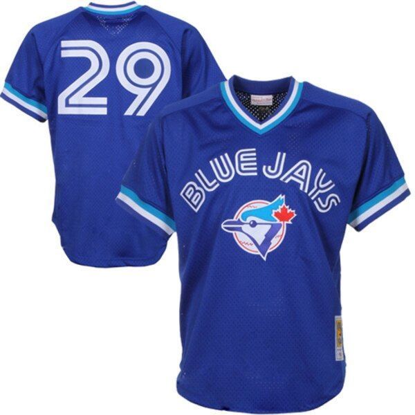 Joe Carter Toronto Blue Jays 1993 Cooperstown Collection Mesh Batting Practice Jersey Royal 2019