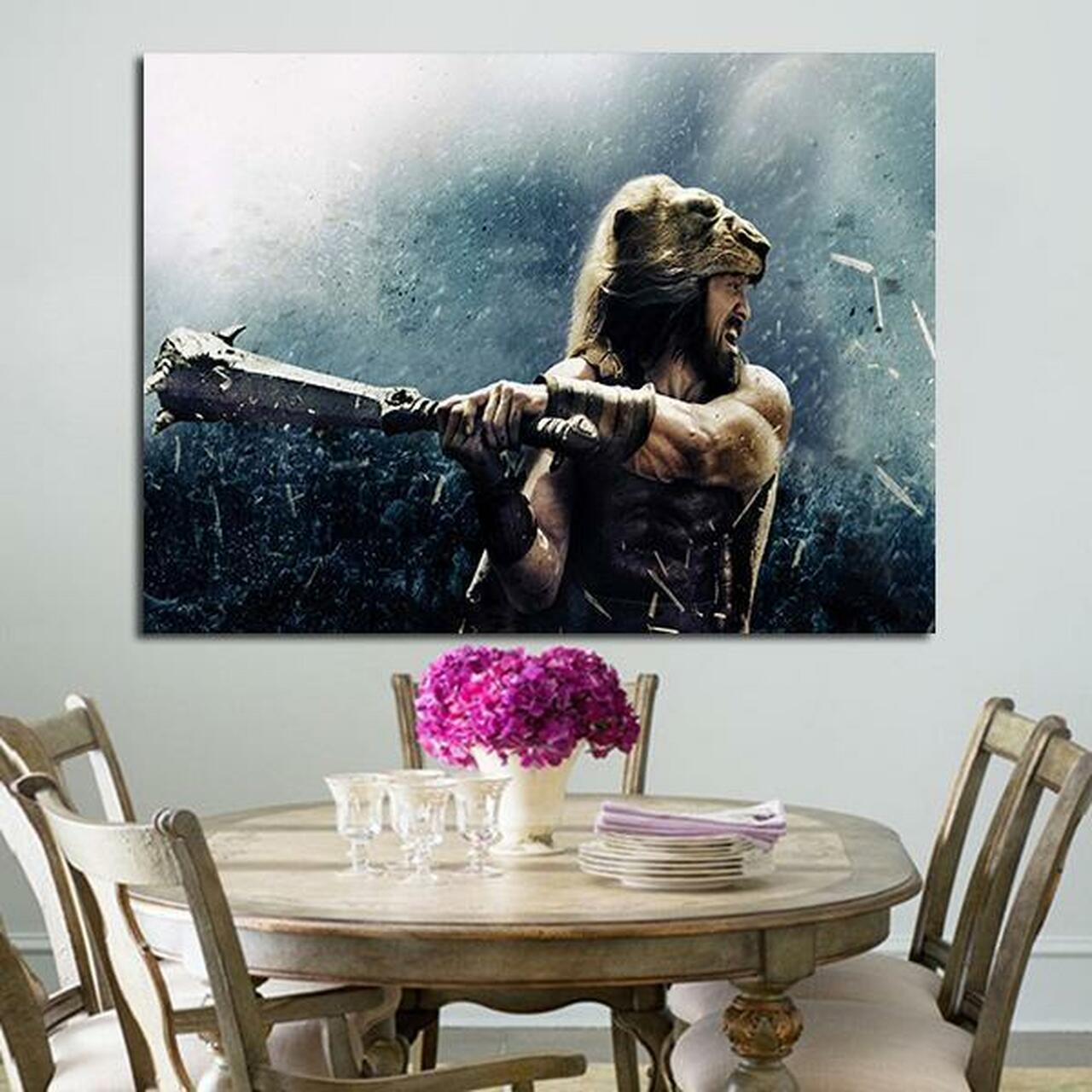 1 Panel Hercules Lion Head Wall Art Canvas