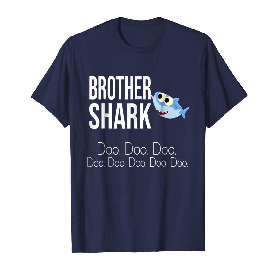 “Brother Shark” Baby Mommy Daddy Matching Family T-Shirt