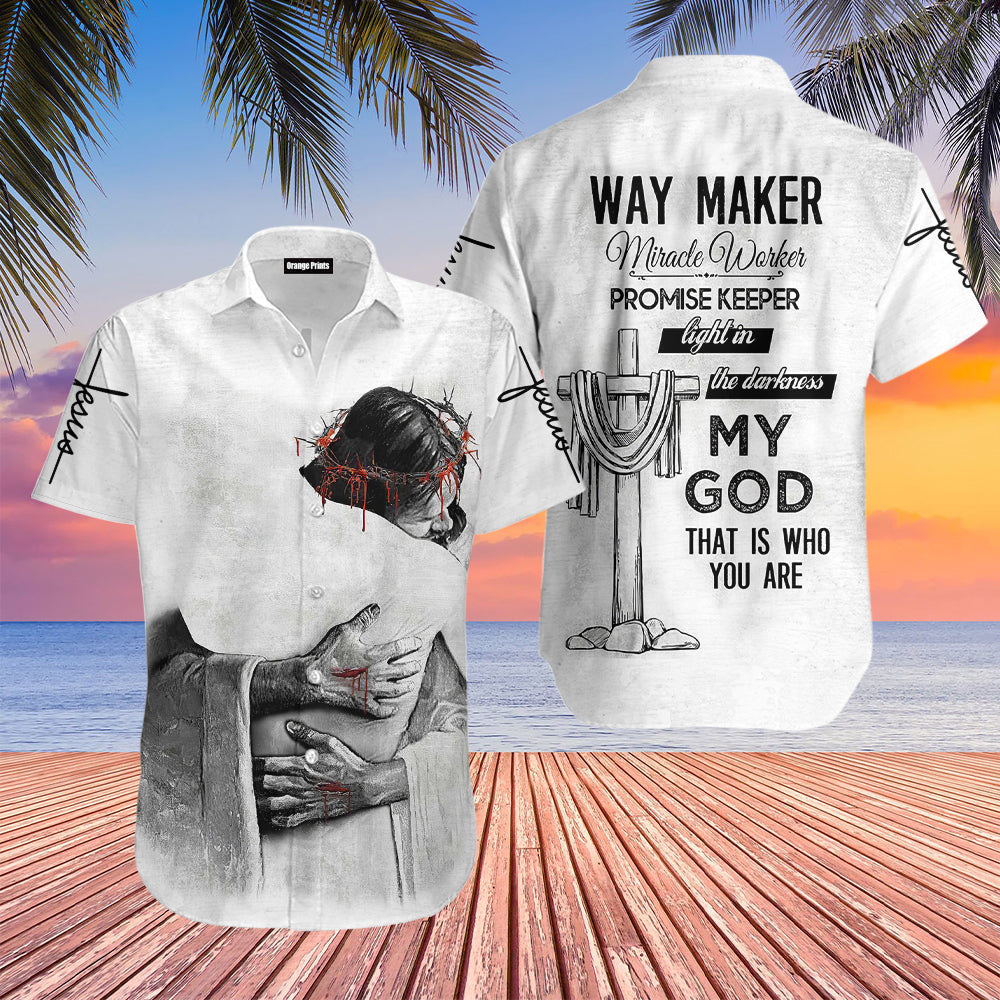 Christian Jesus Way Maker Aloha Hawaii Shirts For Men Women Ha74736