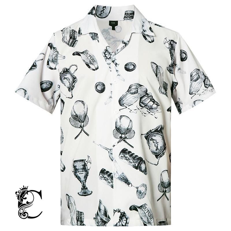 Beach Shirt Order Mens Hawaiian Shirts Sports- Chillicothemall