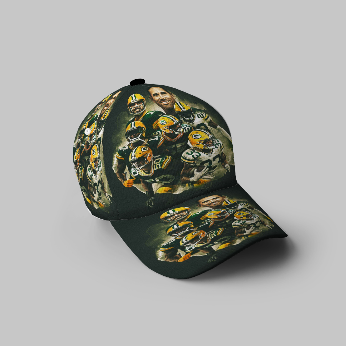 Green Bay Packers Player Team V5 3D Printing Baseball Cap Classic Hat