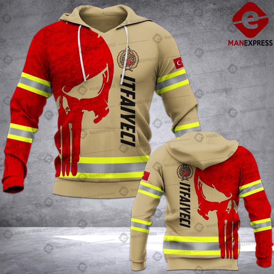 Turkish Firefighter 3D printed hoodie FCU Turkey