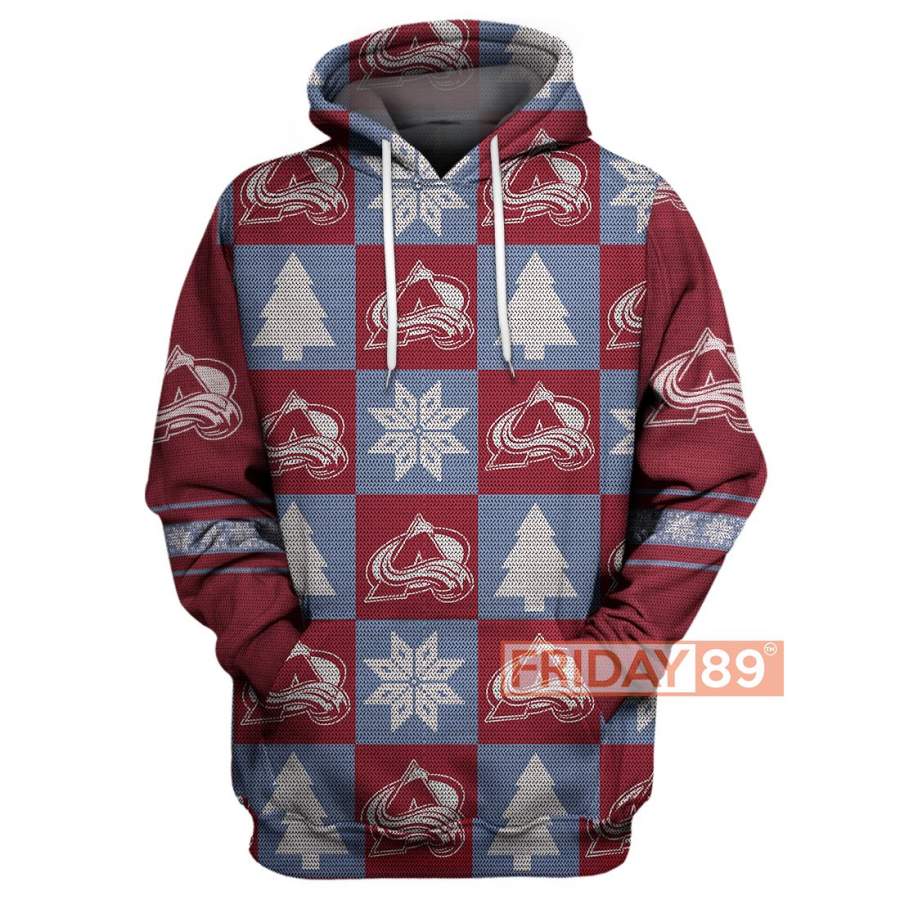 CA Colorado Christmas 3D Print Hoodie