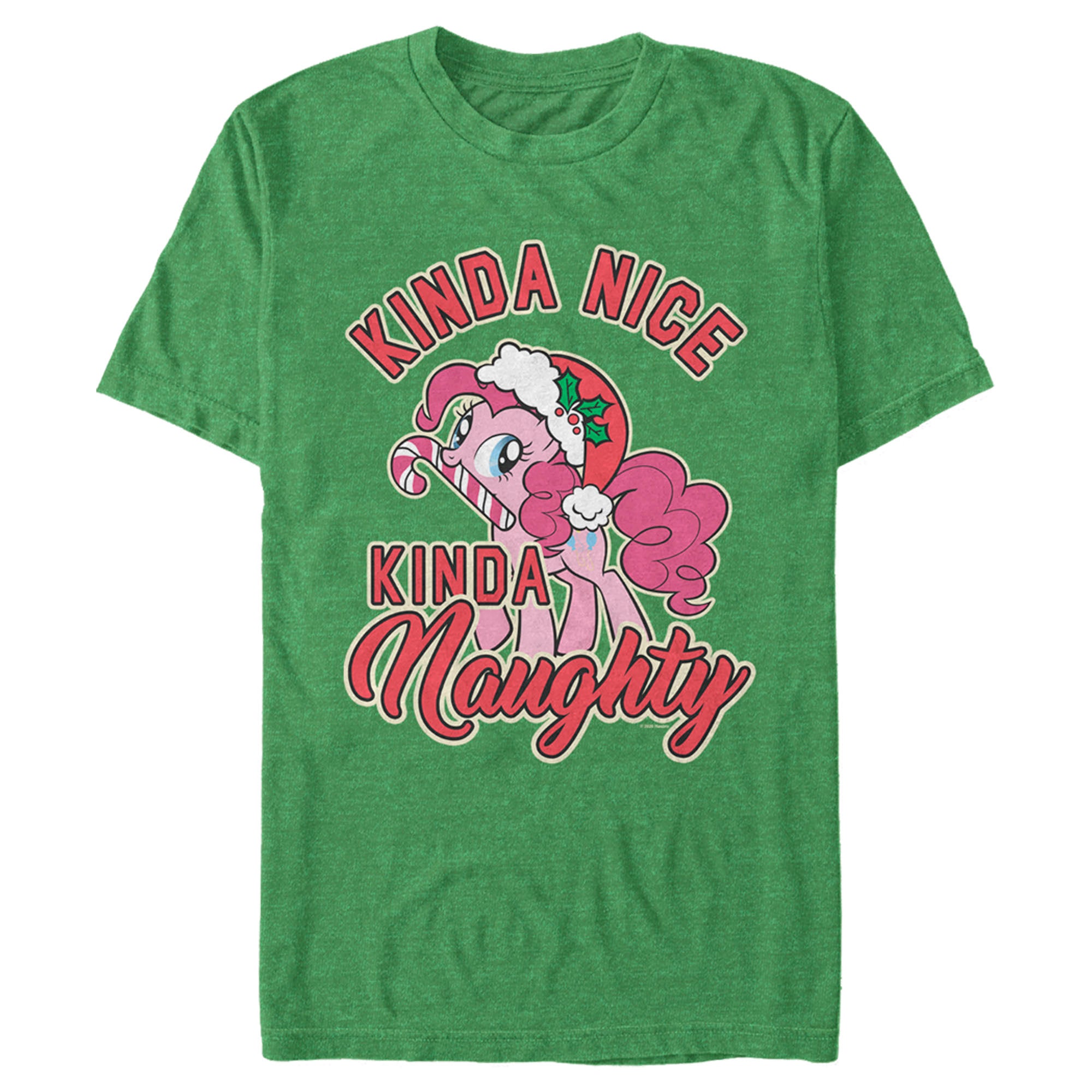 My Little Pony: Friendship Is Magic Men’S Christmas Pinkie Pie Naughty Or Nice  T-Shirt