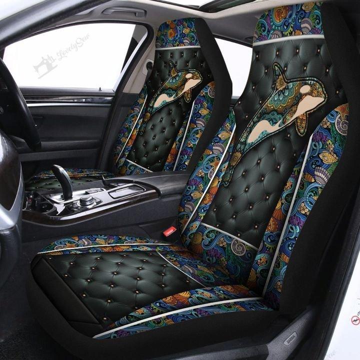 Whale Car Seat Covers Set 2 Pc, Car Accessories Seat Cover