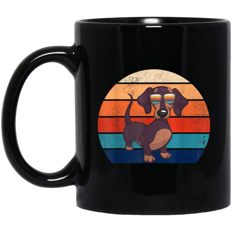 Vintage Retro Dachshund Mug Gift For Dog Lover