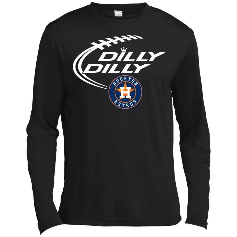 AGR Dilly Dilly Baseball Houston Astros Sport Premium Long Sleeve T-shirt