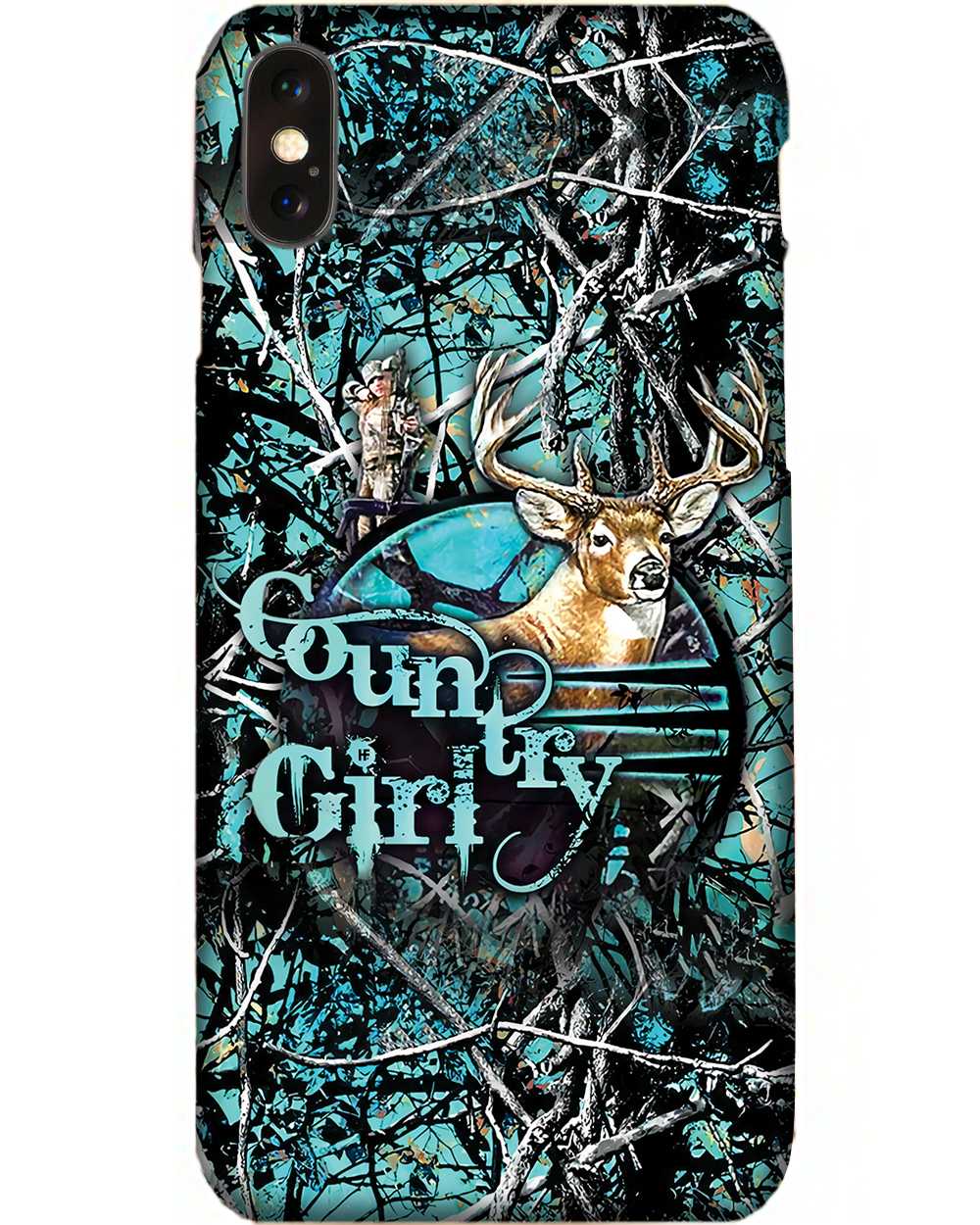 Country Girl Hunting Hard Phone Case, Deer Hunting Phone Case, Best Gift For Hunters Iphone