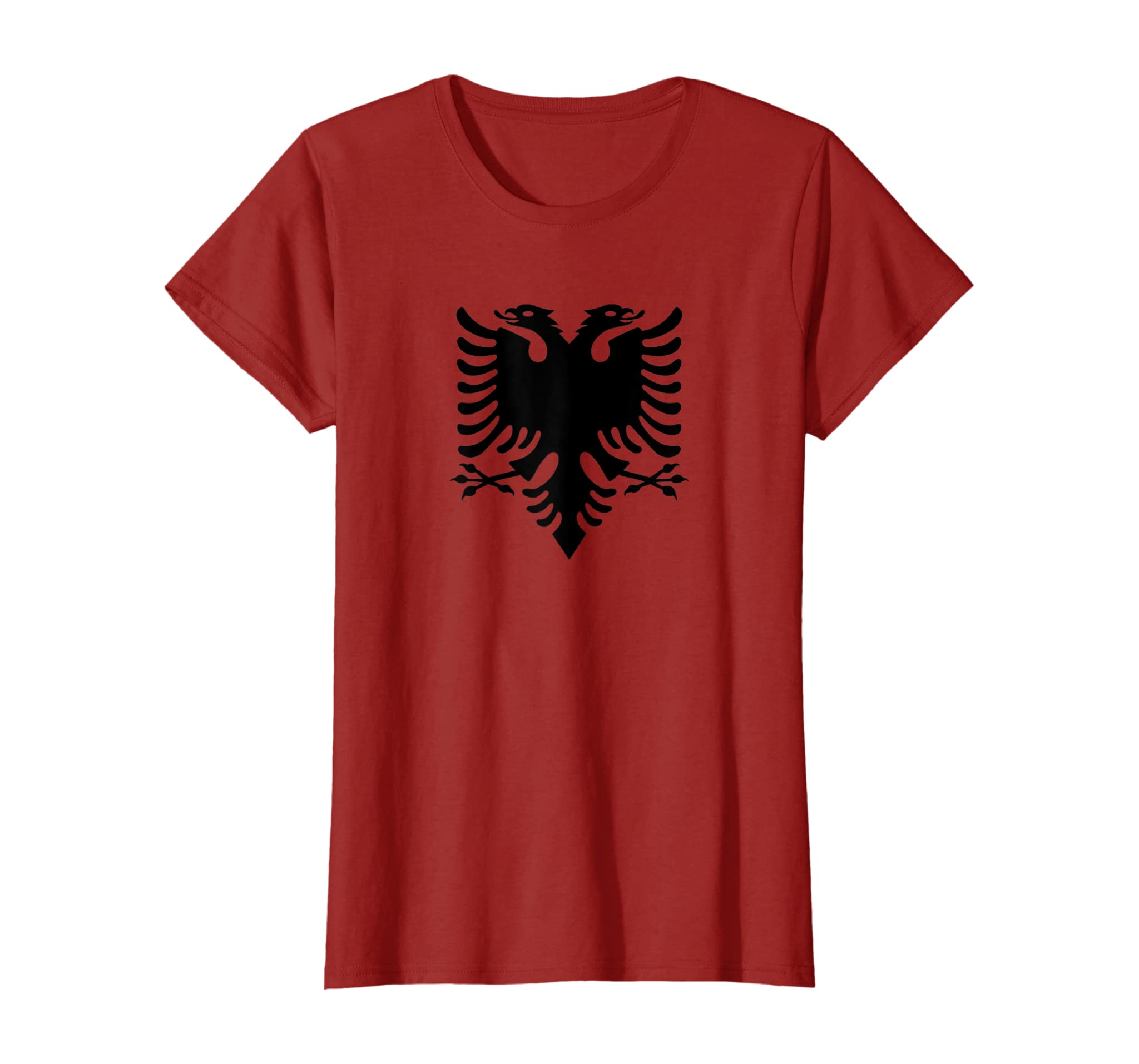 Womens Albania Shirt Independence Day National Flag Albanian Eagle T-Shirt