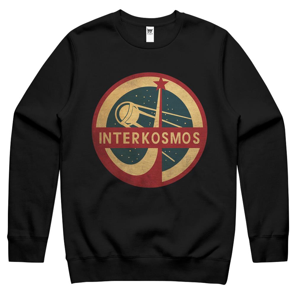 Vintage Interkosmos Space Program Sputnik Satellite Crewneck Sweatshirt