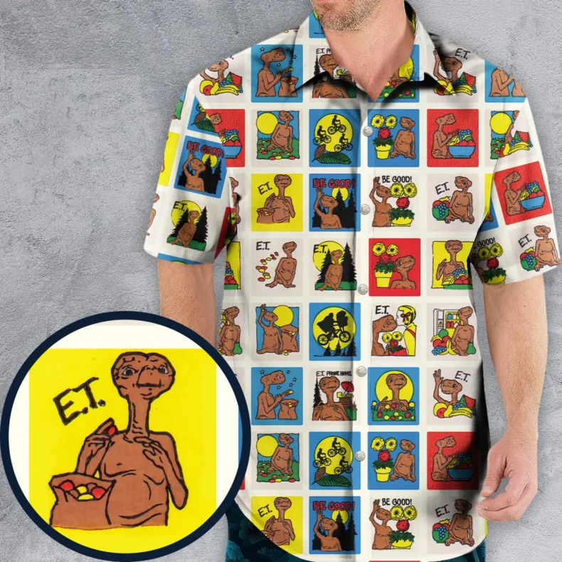 Be Good E.T The Extra Terrestrial Hawaiian Shirt