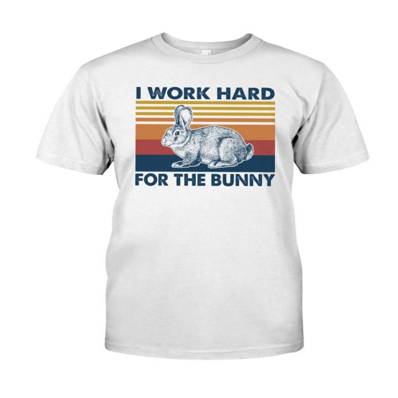 Rabbit I Work Hard Classic T-Shirt