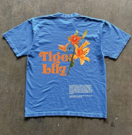 Tiger Lily Flower Tee Shirt Outfit