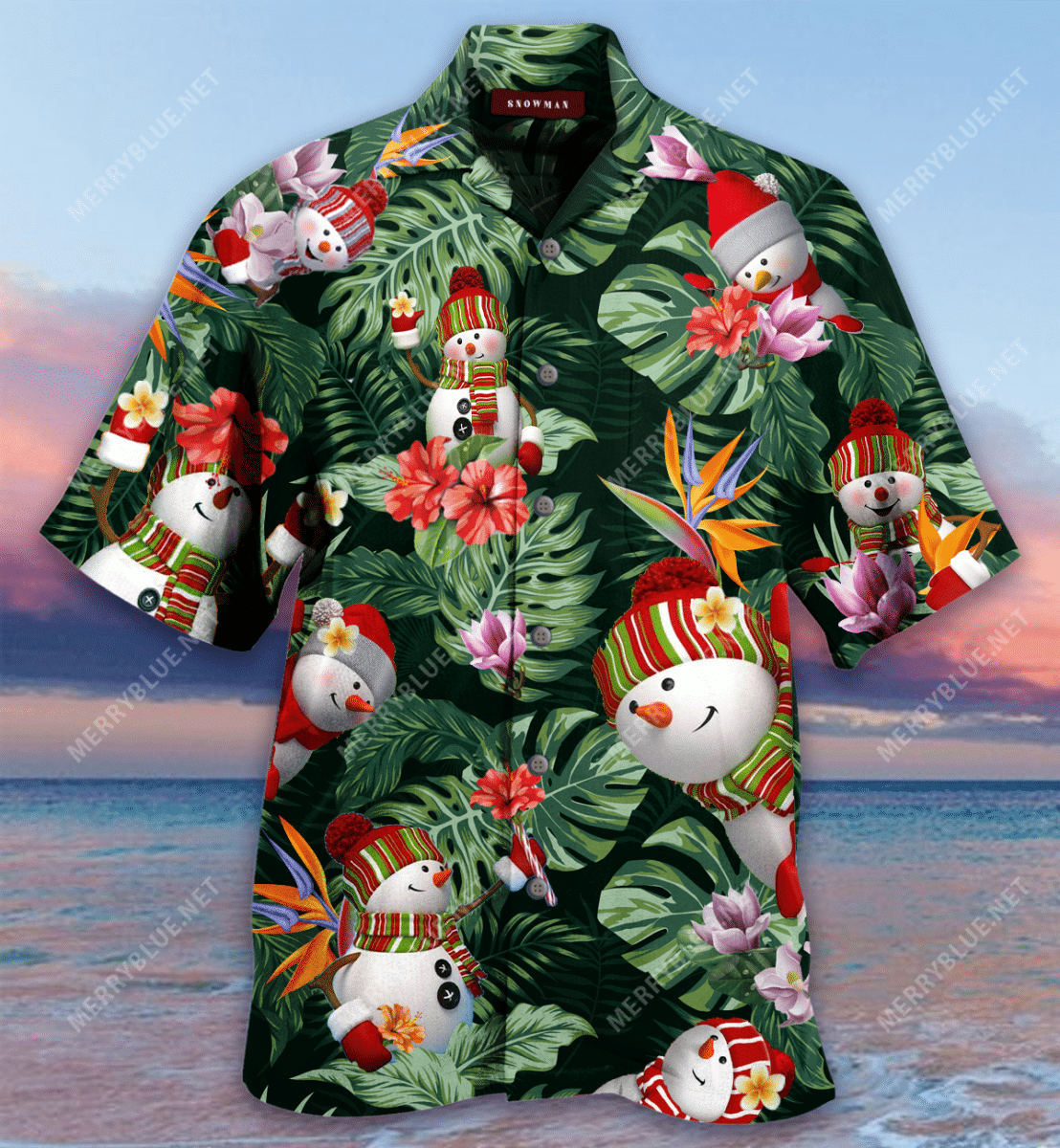 Find Stay Cool Snowman Unisex Hawaii Shirt Ha39636