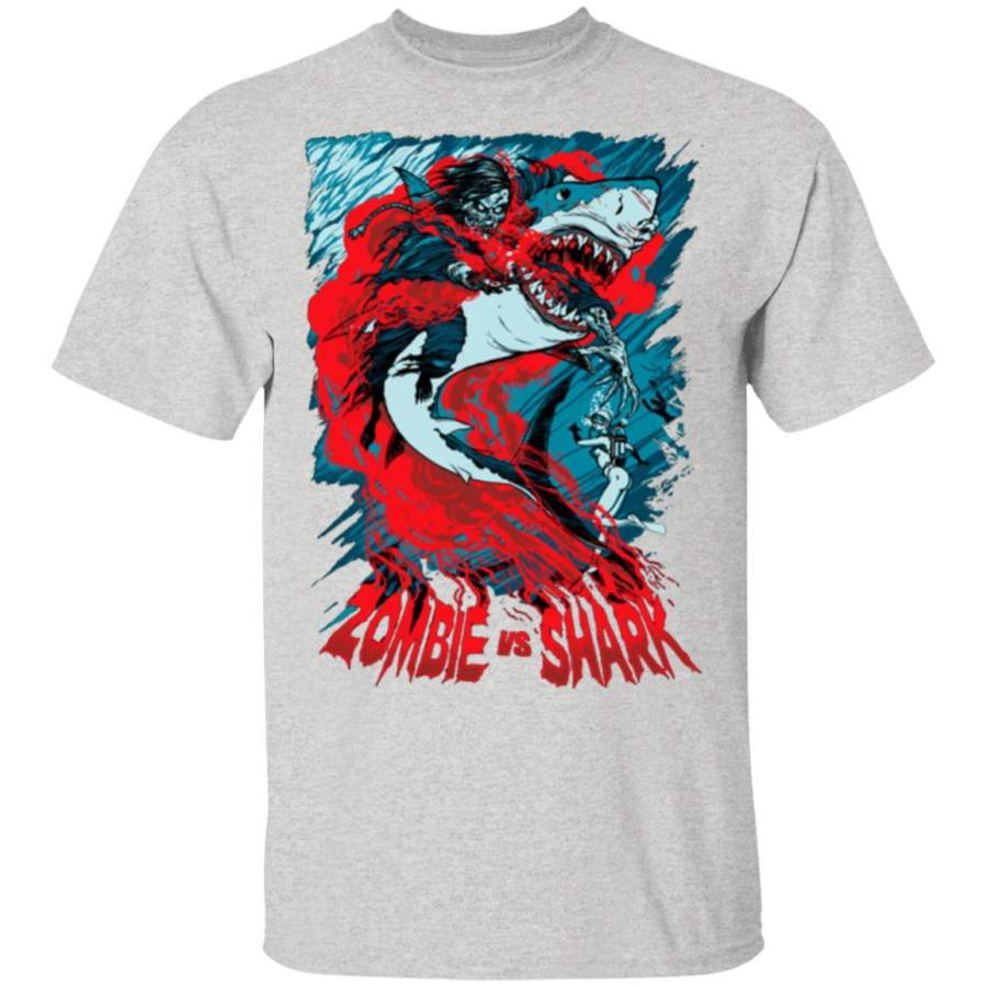 Shark Vs Zombie HoodiesT-Shirt