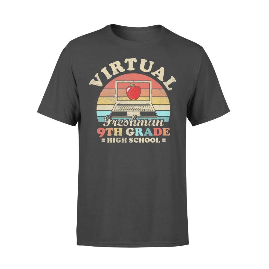 Virtual Freshman 9Th Grade High School Vintage Retro T-shirt