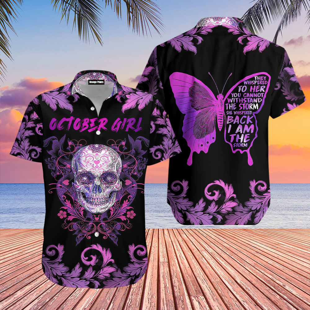 October Girl Aloha Hawaii Shirts For Men Women Ha33684