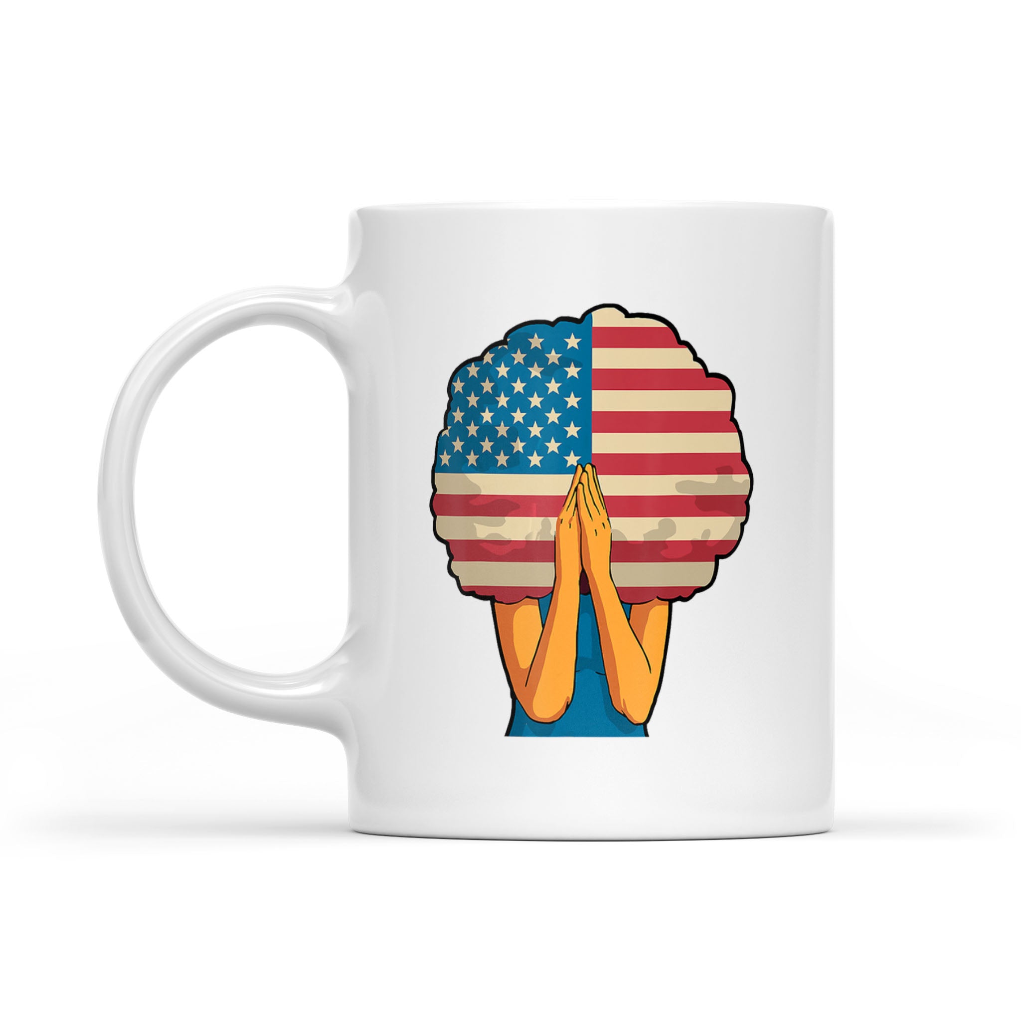 African American 4th of July Juneteenth Black History Month – White Mug