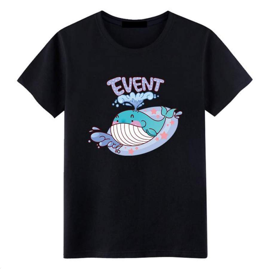 Another Whale T-shirt for Adult Another Whale Pure Cotton T-Shirt Ideal Present