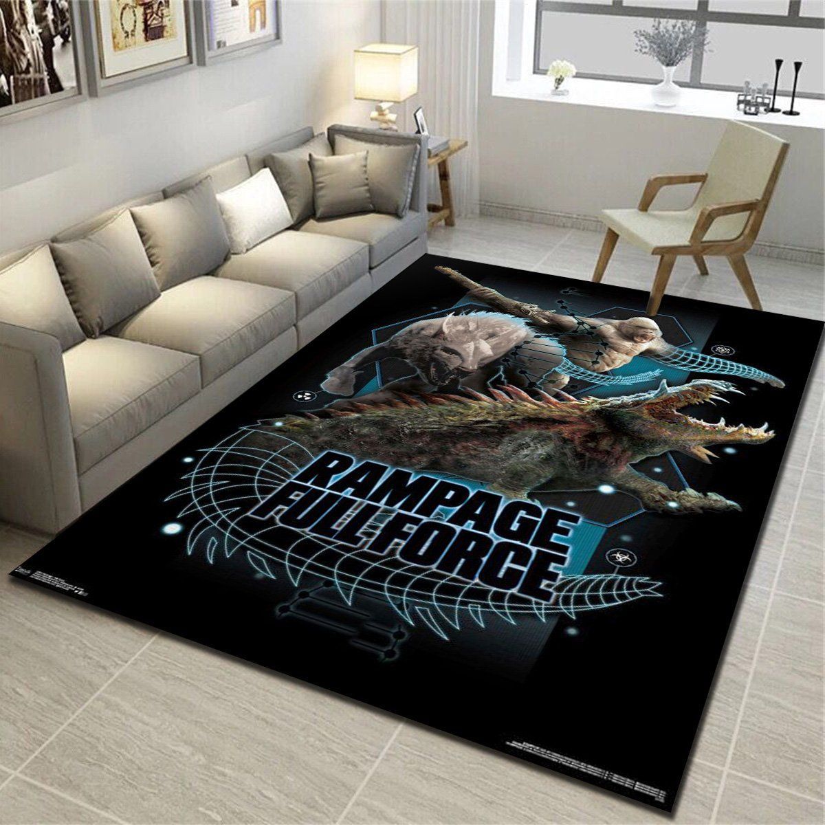 Rampage Full Force Rugs, Living Room Carpet