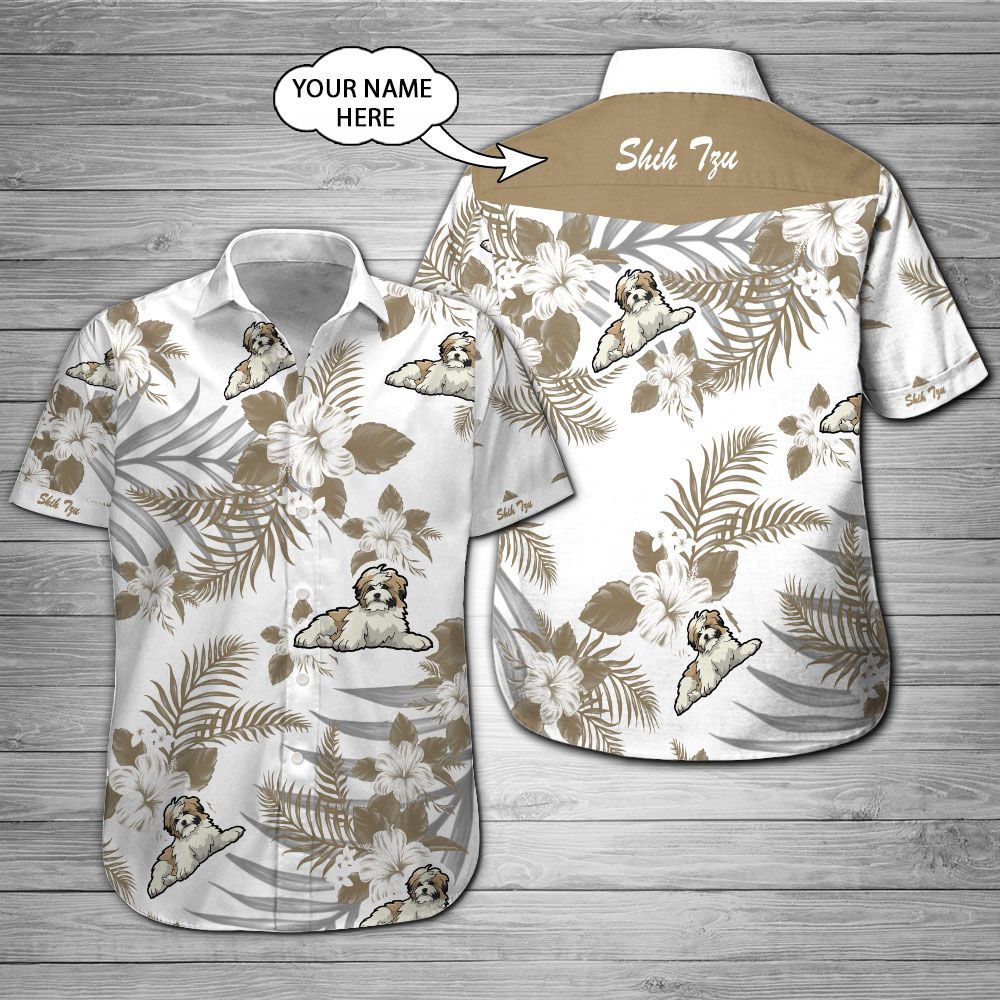 Shih Tzu Custom Name Hawaii Shirt 201 Ha83820