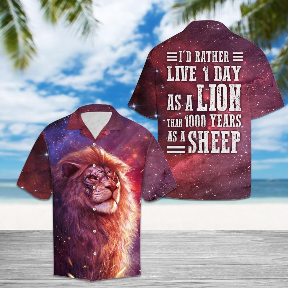 Amazing Lion Hawaiian Shirt | Unisex | Adult | Hw2402