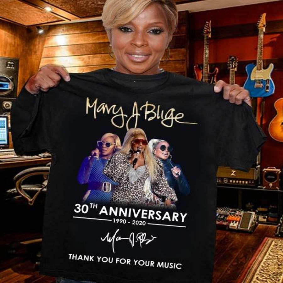 Mary J Blige 30th Anniversary Signature Women Men Cotton T-Shirt