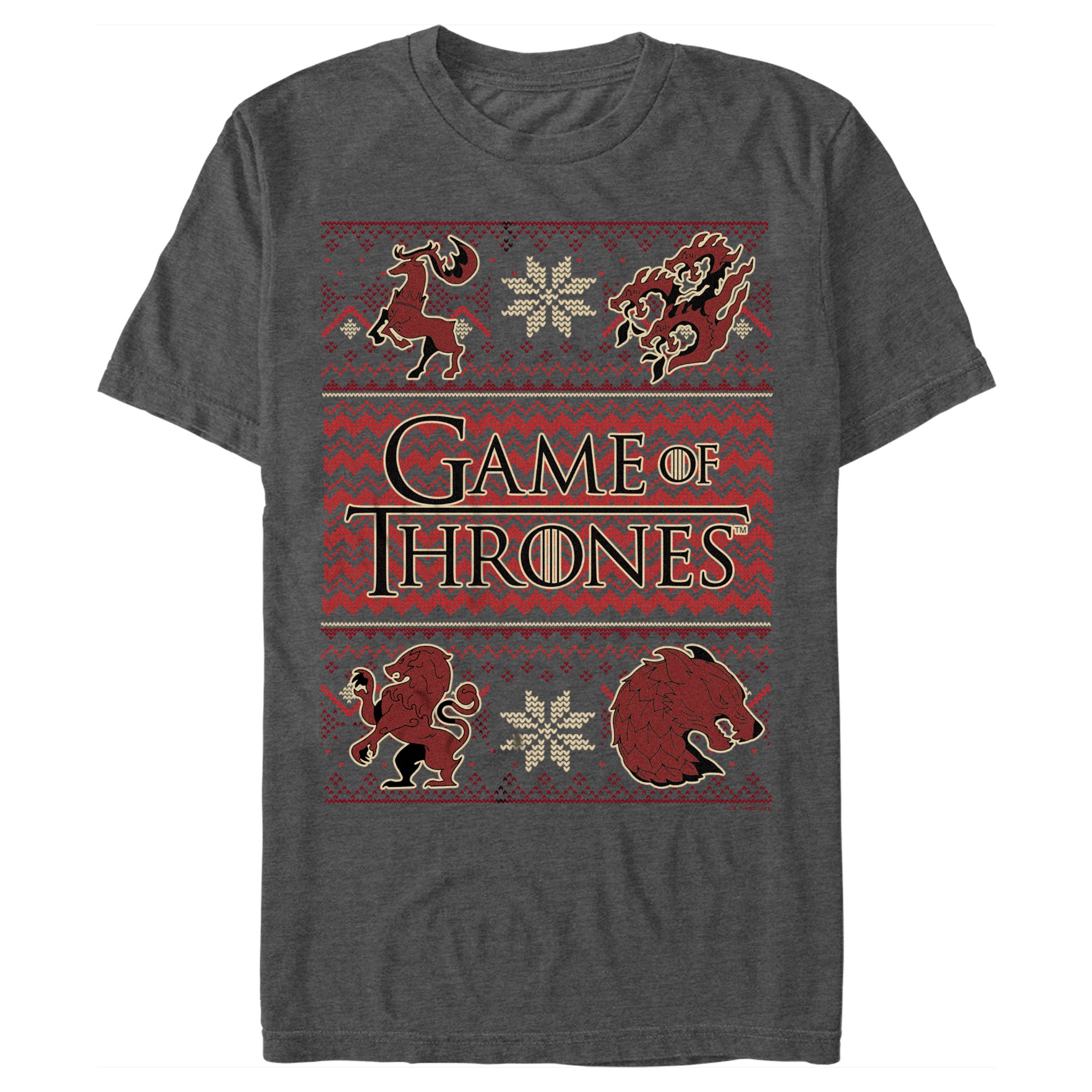 Men’S Game Of Thrones Christmas Ugly Sweater T-Shirt