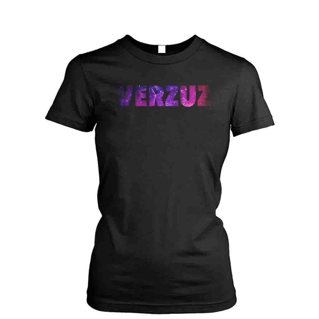 Verzuz Logo Galaxy Nebula Women’s Tee T-Shirt