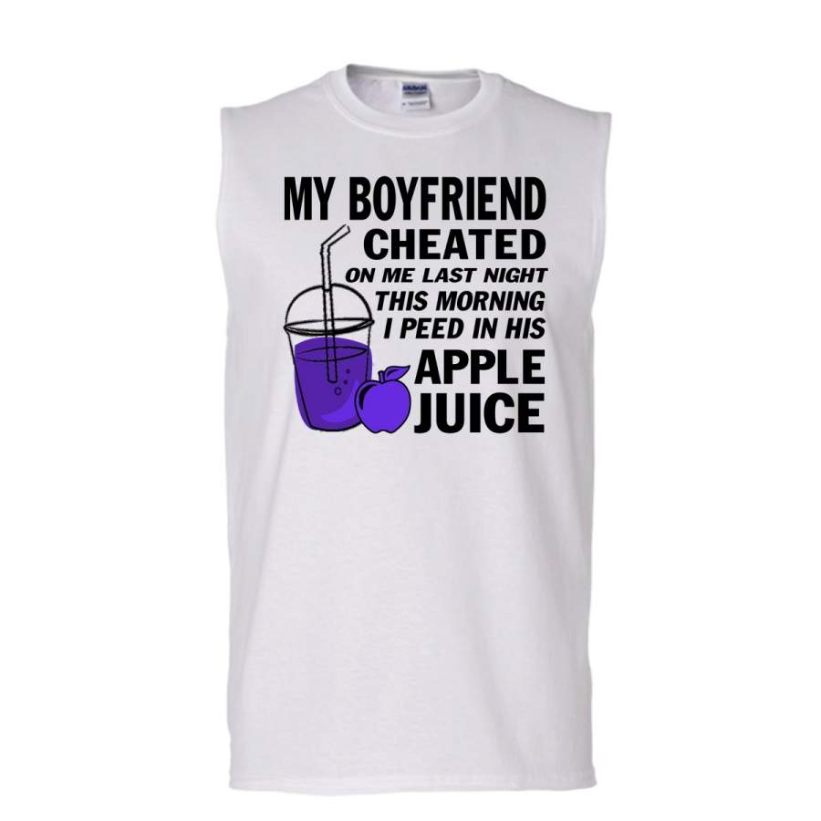 My Boyfriend Cheated On Me T Shirt, Funny Couple T Shirt T Shirt, Awesome t-shirts (Men’s Cotton Sleeveless)