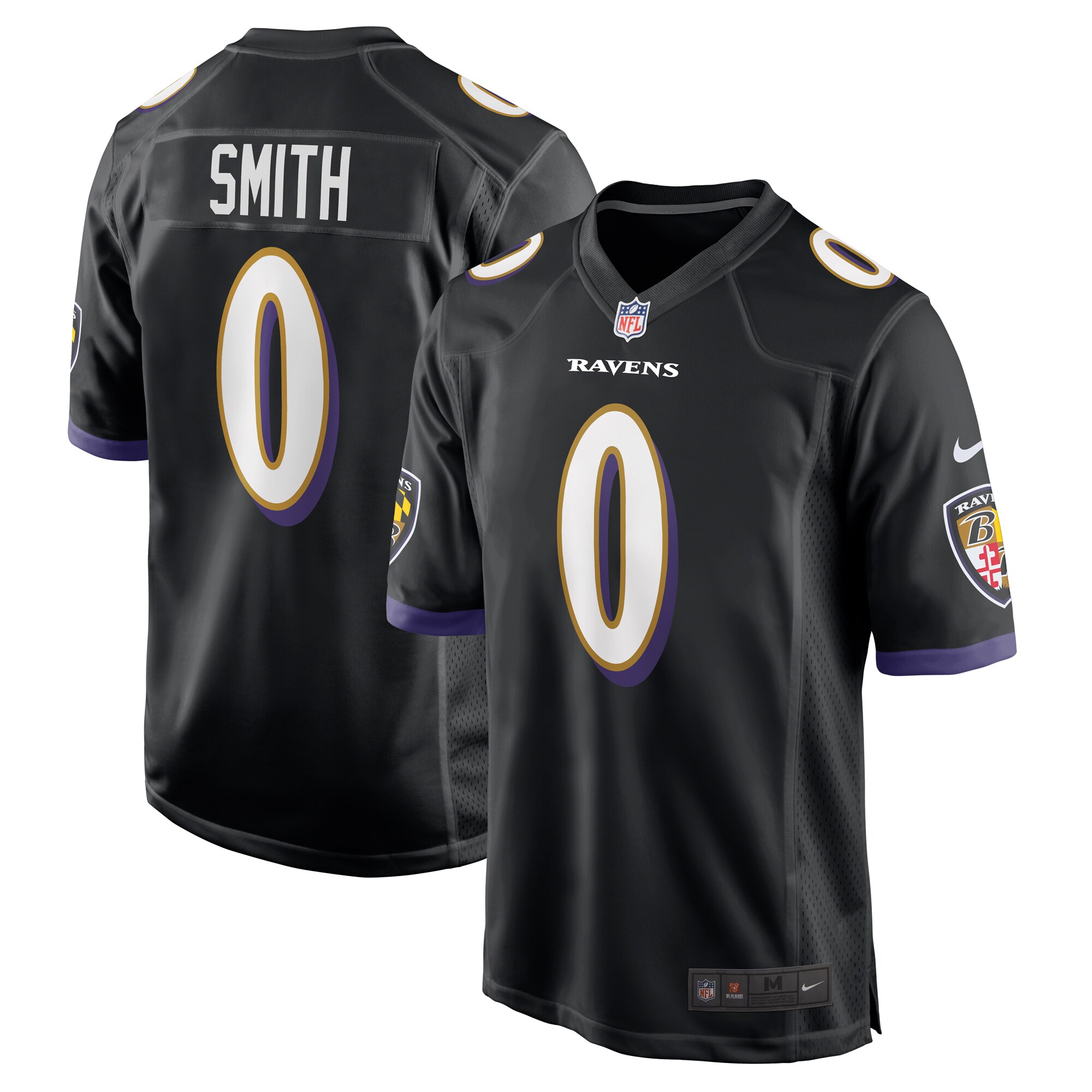 Roquan Smith Baltimore Ravens Team Game Jersey – Black