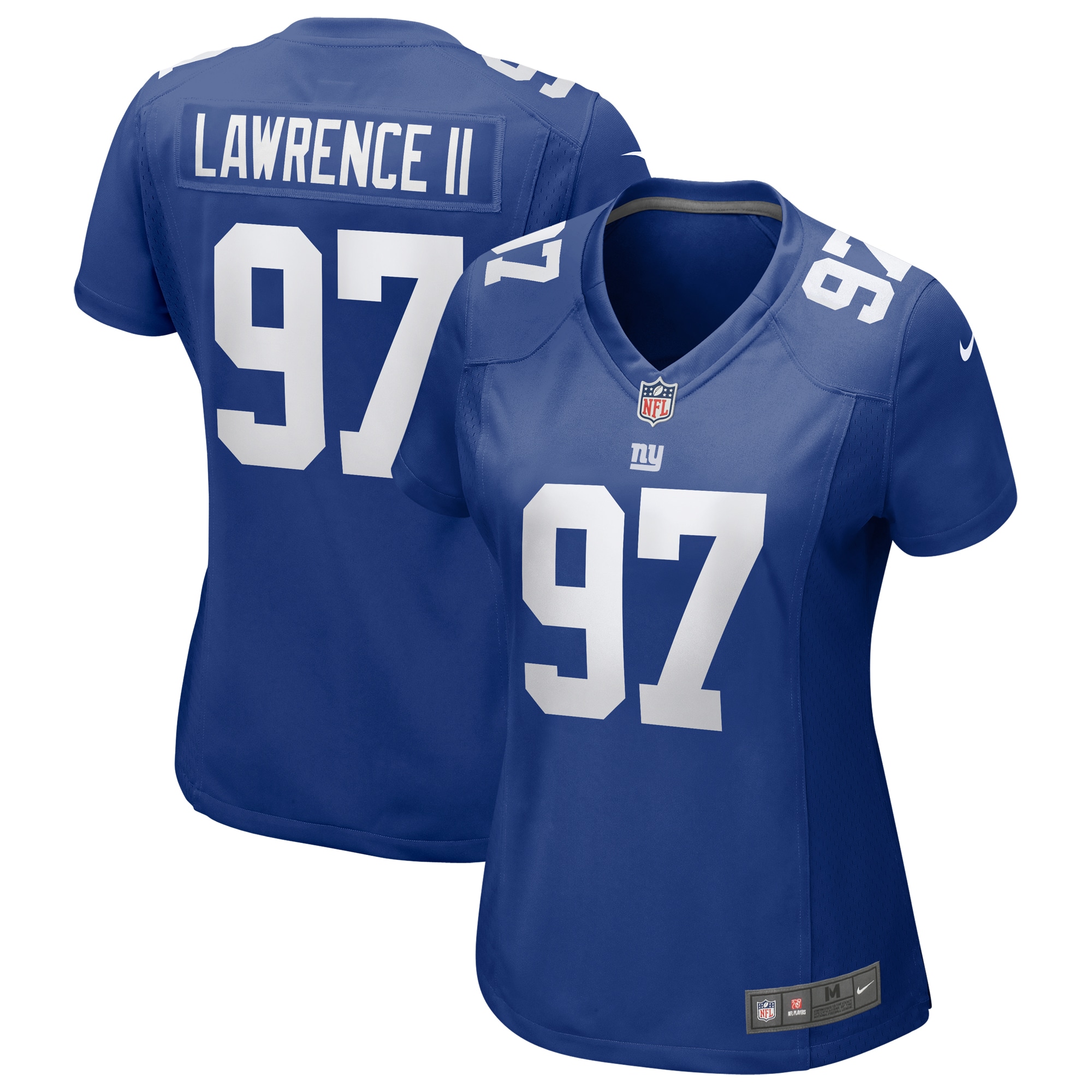 Women’s New York Giants Dexter Lawrence II Royal Team Game Player Jersey