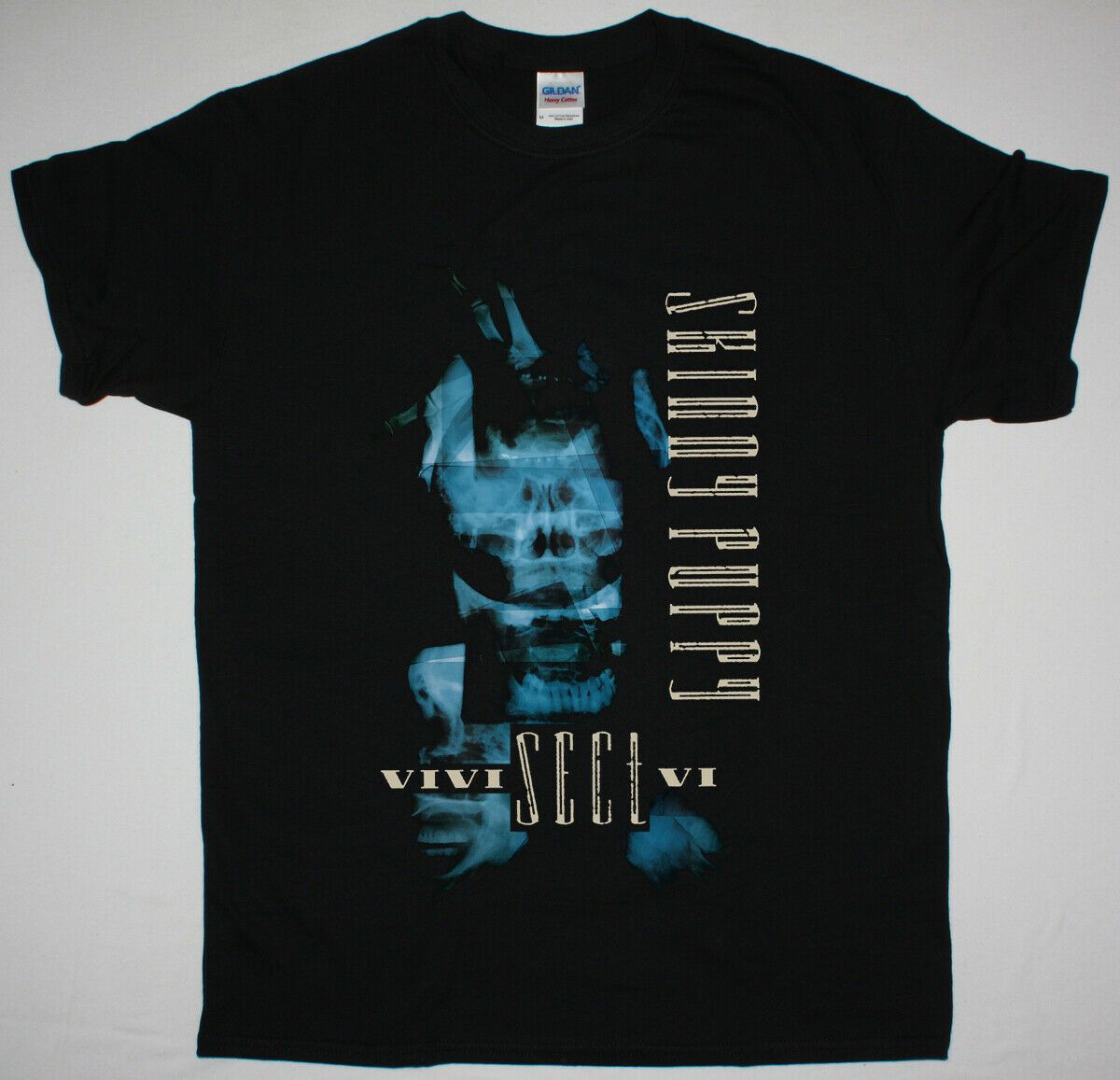 Skinny Puppy Vivisectvi Black T Shirt Industrial Front Line Assembly