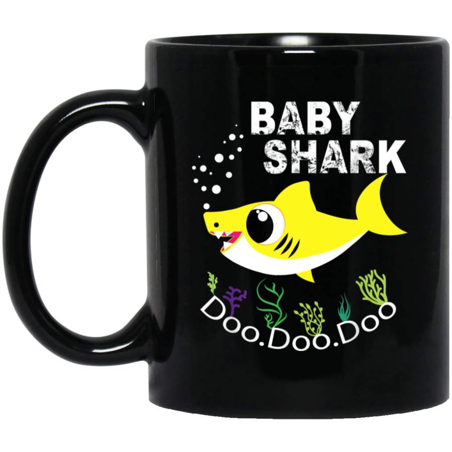 Baby shark doo doo toddler Mug Black Mug