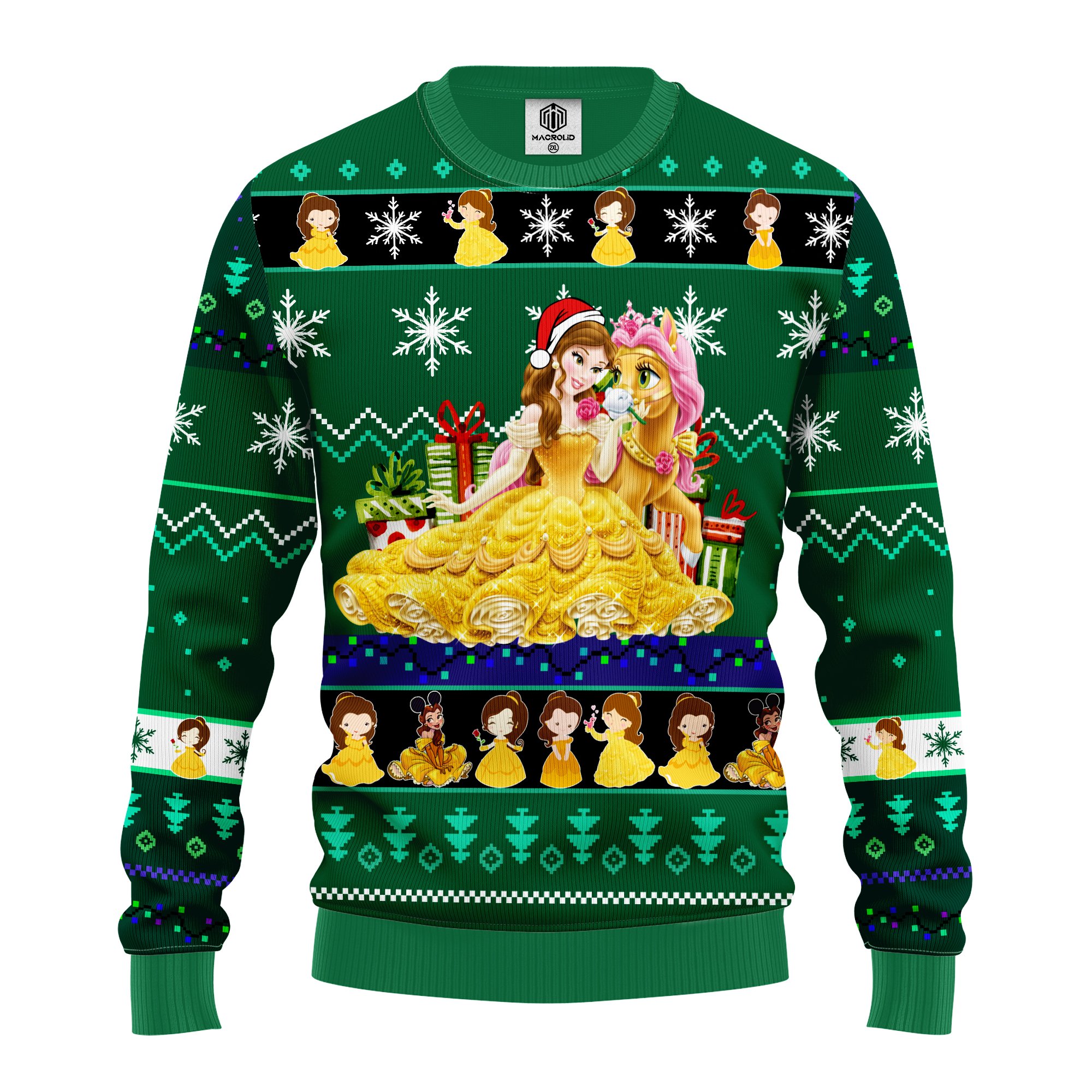 bella beauty and the beast ugly christmas sweater green – Amazing Gift idea – thanksgiving gift