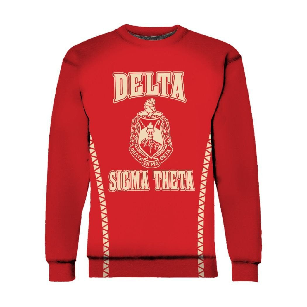 Sorority Sweatshirt – Delta Sigma Theta Crest Dst Style Sweatshirt