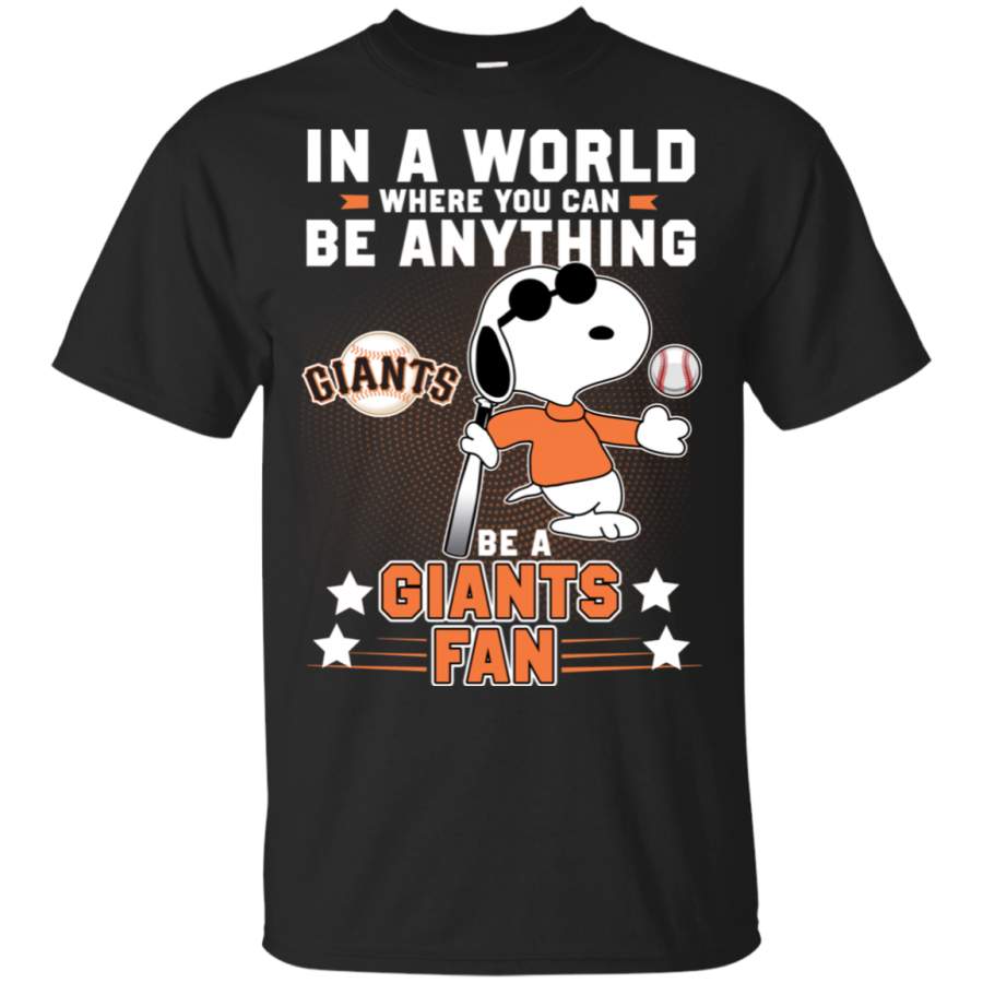 Love To Be A San Francisco Giants Fan T Shirt