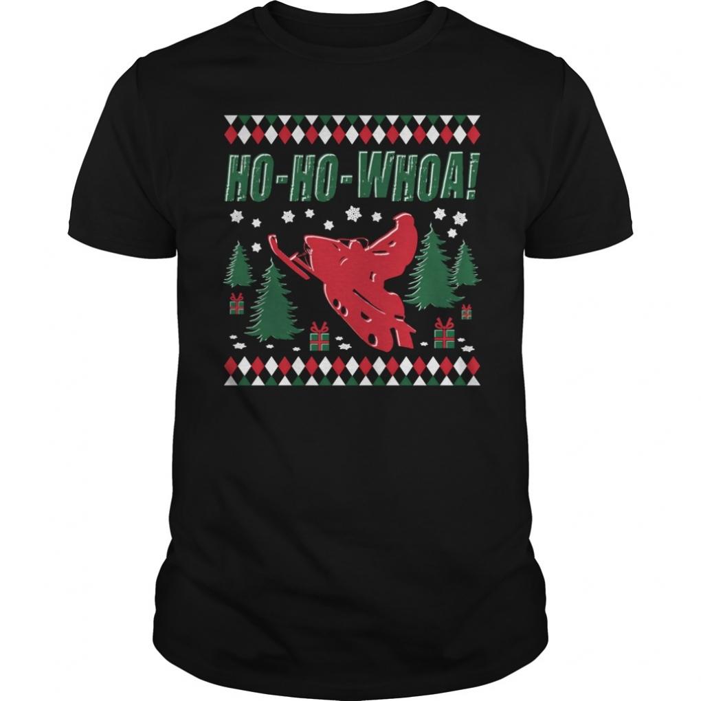 Snowmobile Ugly Christmas Sweatshirt Guys Tee 1139019470