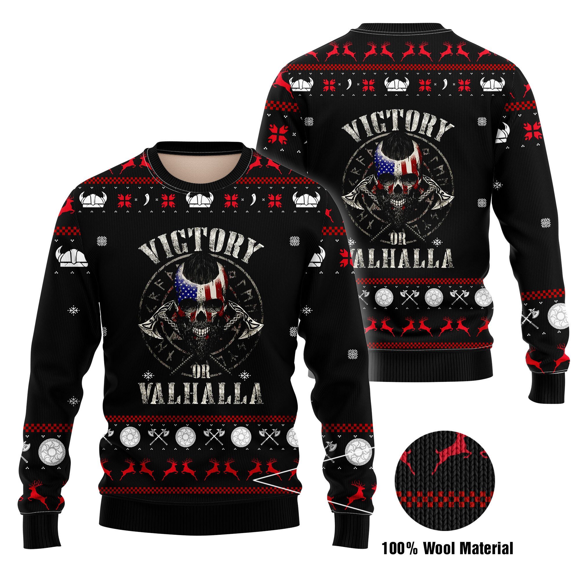 Viking Christmas Ugly Sweater | Unisex | Full Size | Adult | Colorful | US1722